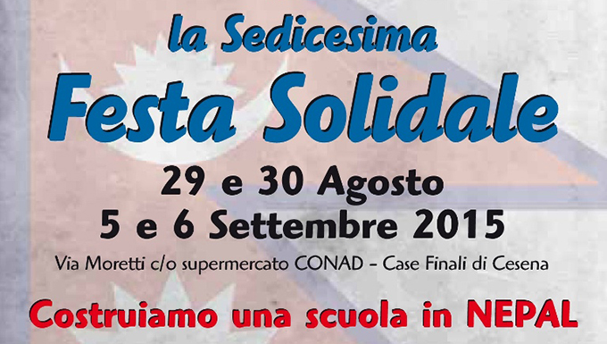 Festa Solidale 2016: “Una Scuola Per Il Nepal”