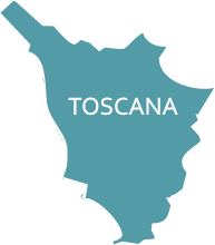 sagoma della regione Toscana